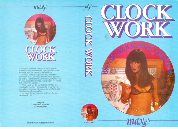CLOCK WORK (VHS Omslag)